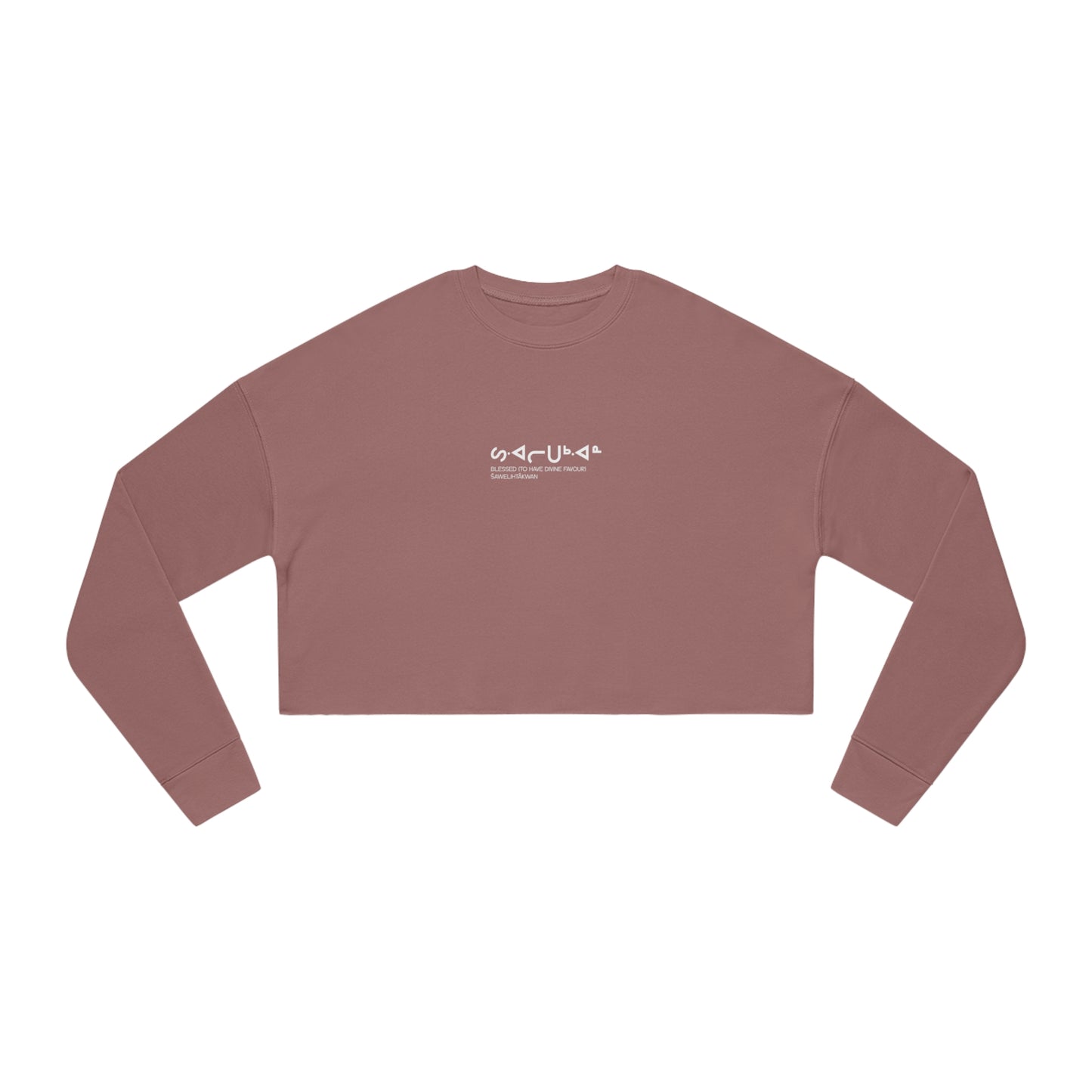 Creator Has My Back // Women's Cropped Sweatshirt