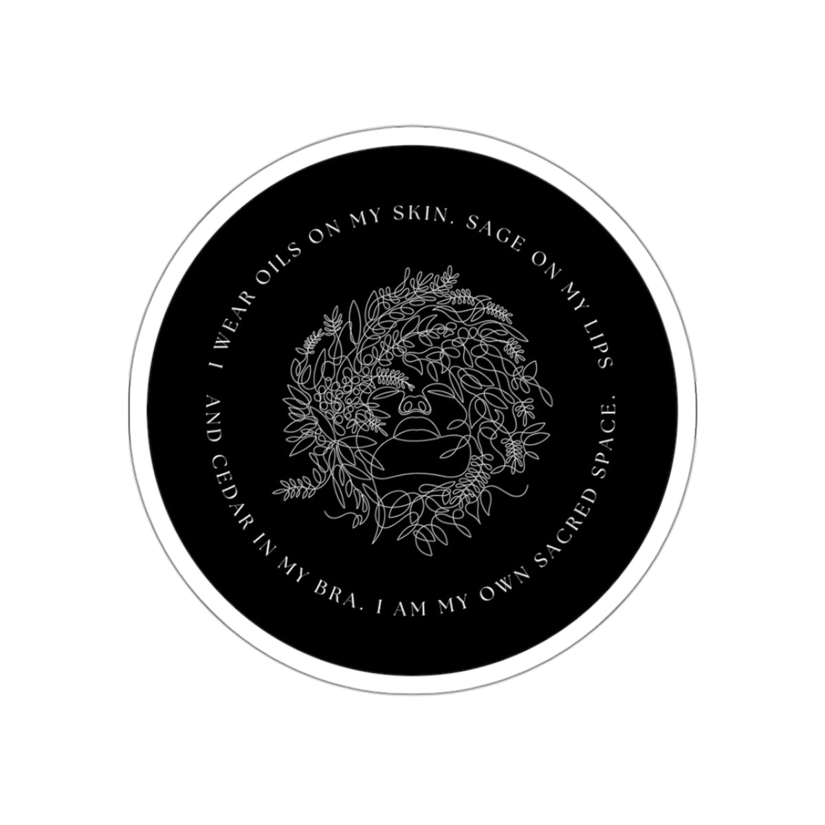 Oils, Sage & Cedar // Stickers