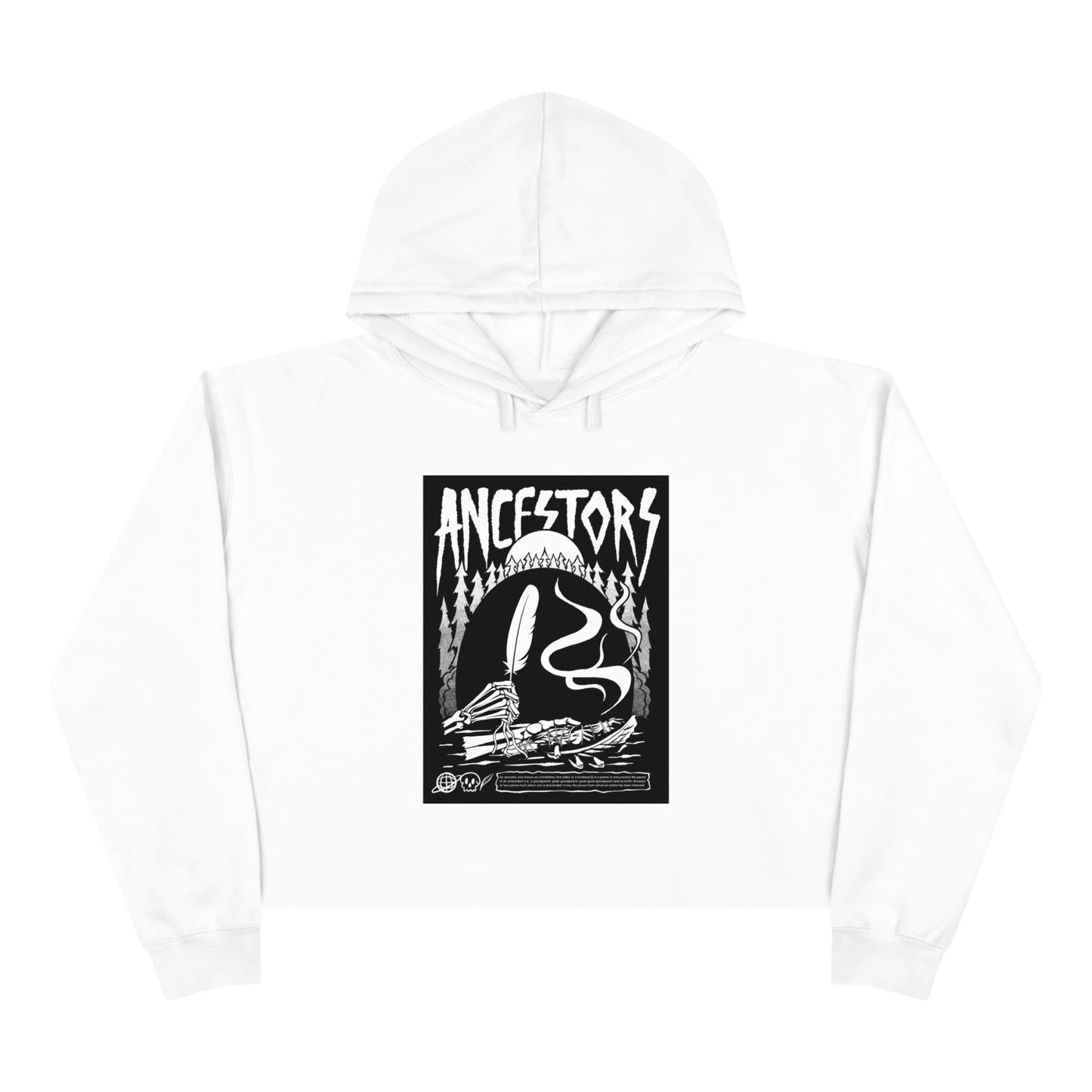 Ancestors // Crop Hoodie
