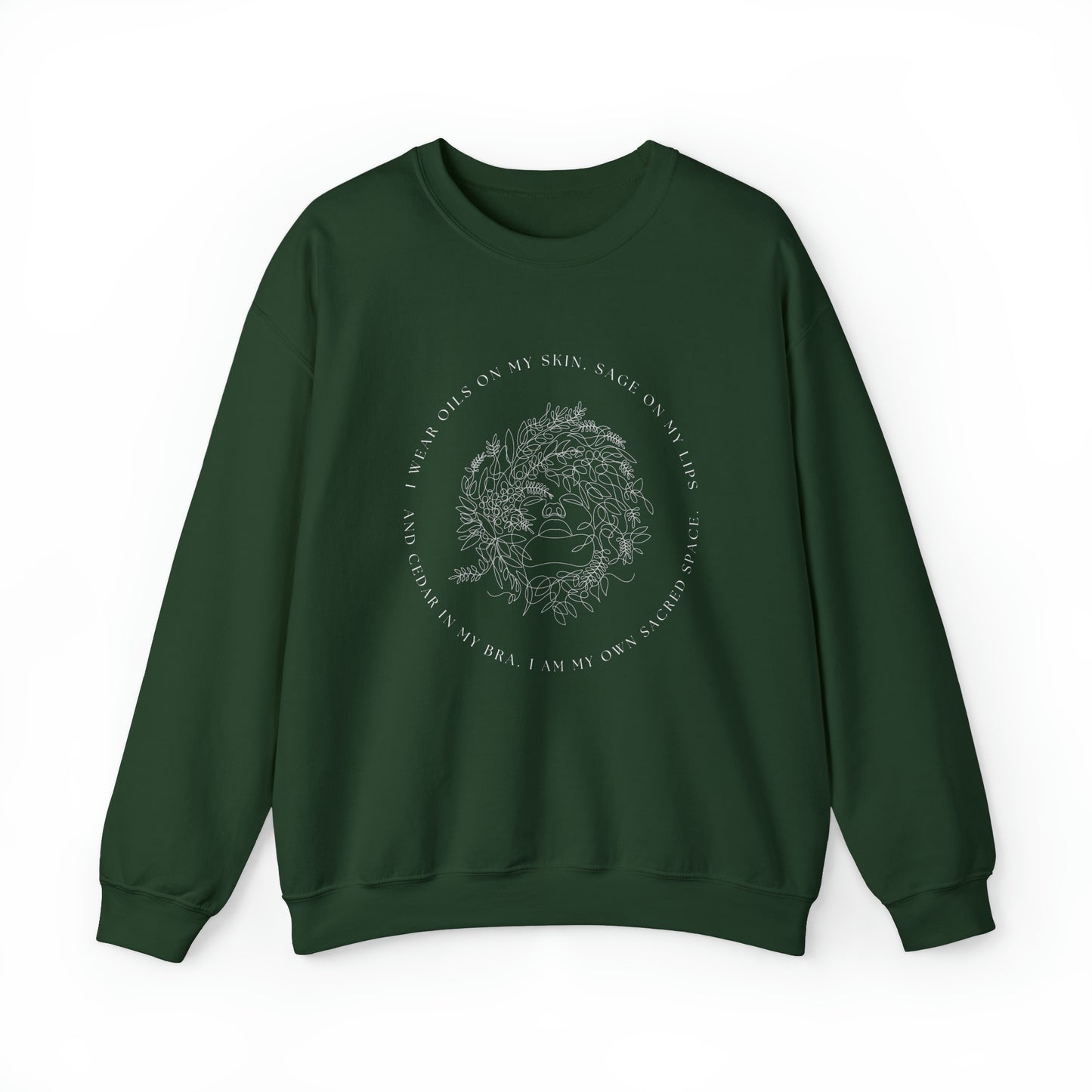 Oils, Sage & Cedar // Crewneck