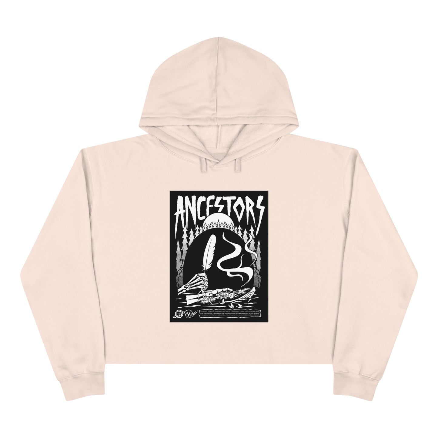 Ancestors // Crop Hoodie