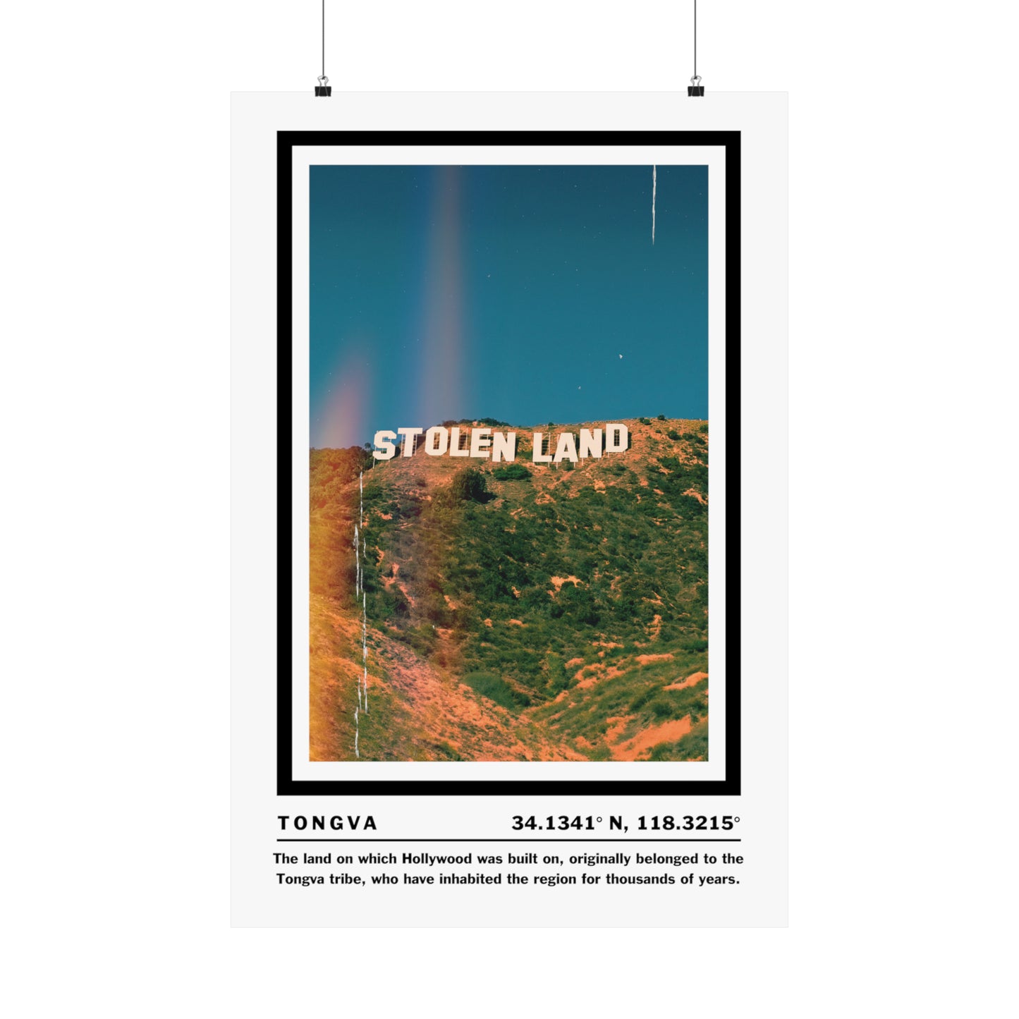 Stolen Land // Matte 'Concert' Posters