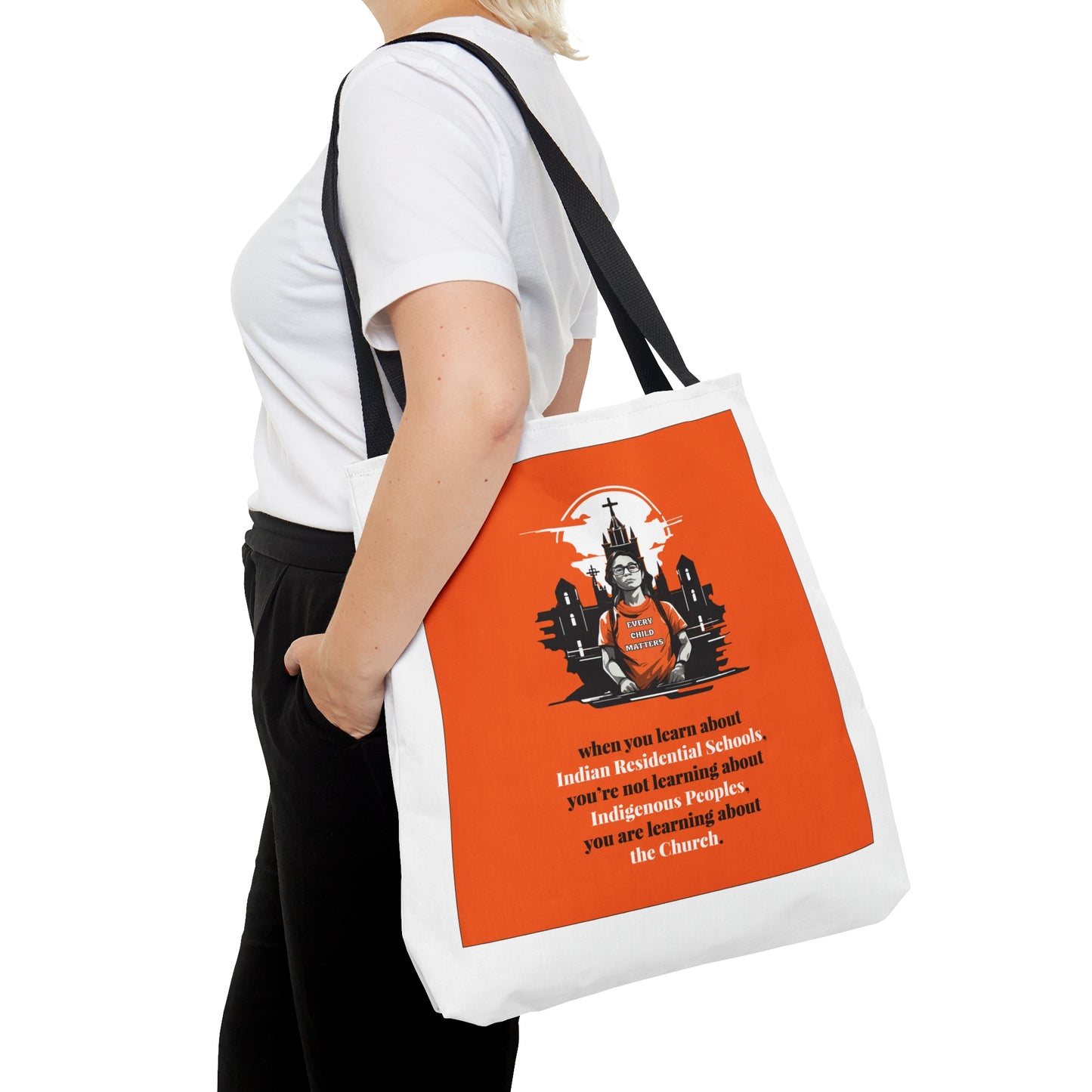 Unmasking the Church's Legacy // Tote Bag