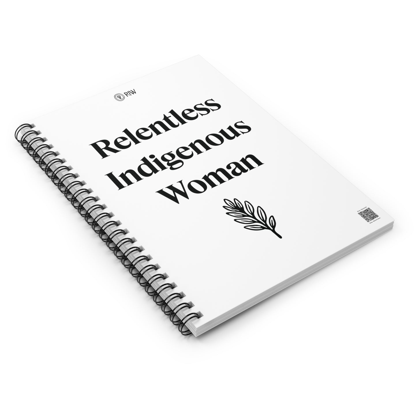Relentless Indigenous Woman Notebook