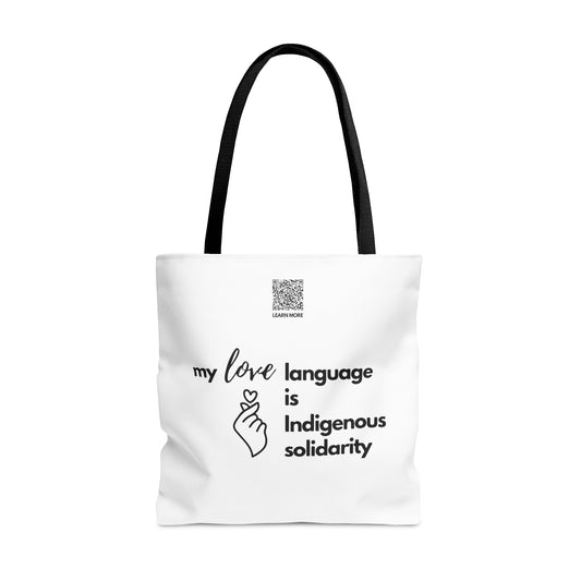 Solidarity is My Love Language // Tote Bag