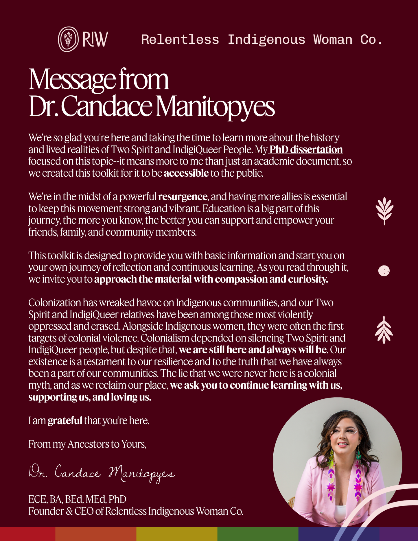 Two Spirit & IndigiQueer Toolkit for Family, Friends, and Allies