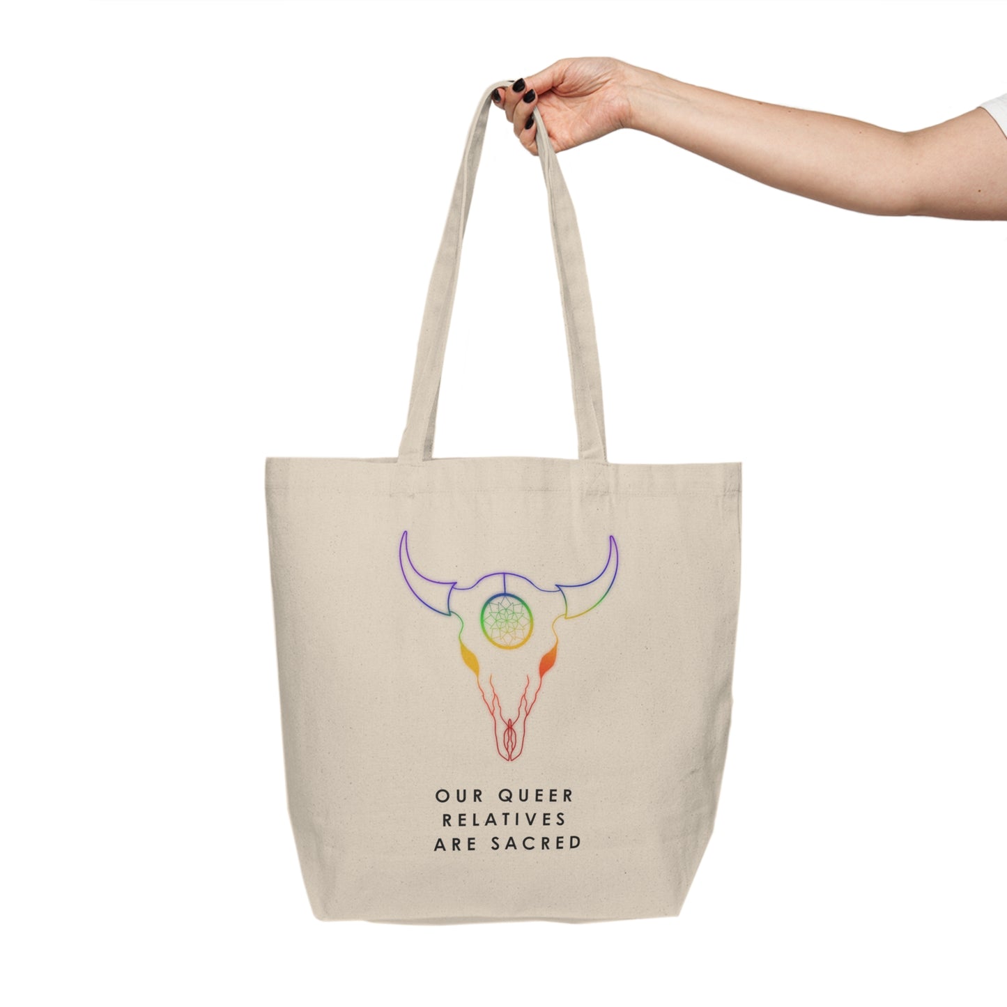 Our Relatives are Sacred // Canvas Shopping Bag